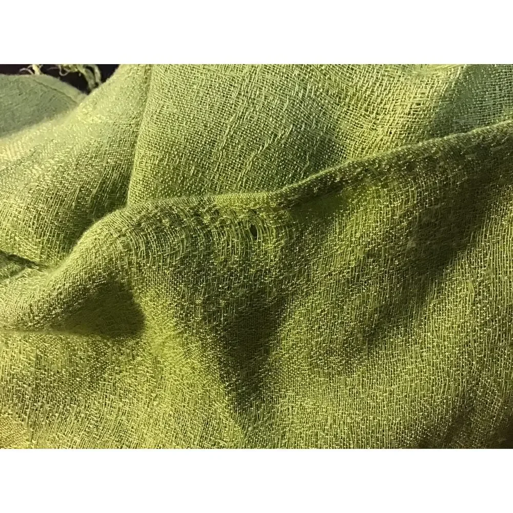 Pashmina Green Wrap Scarf